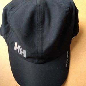 NWT Helly Hansen Black baseball hats,  reflective logo on front, visor and back.